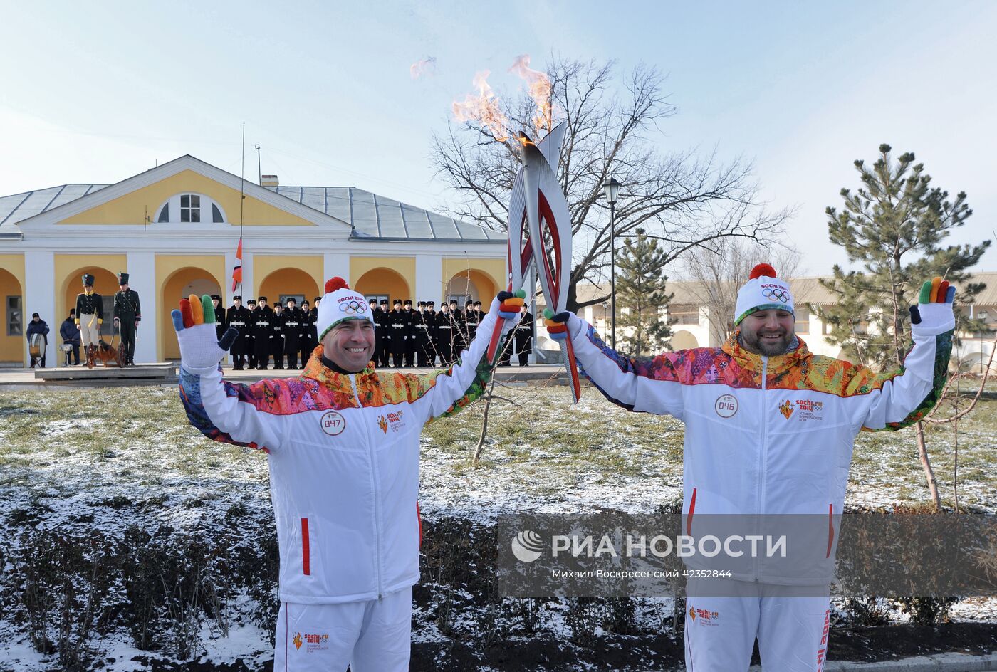 Эстафета Олимпийского огня. Астрахань