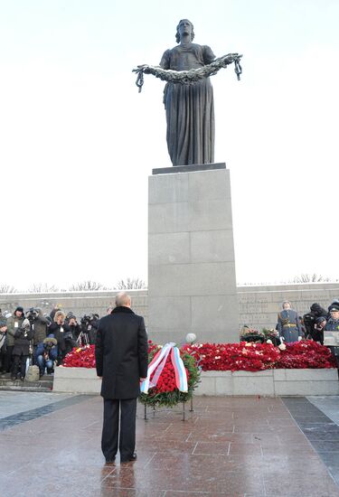 В.Путин на мероприятиях по случаю 70-летия освобождения Ленинграда от блокады