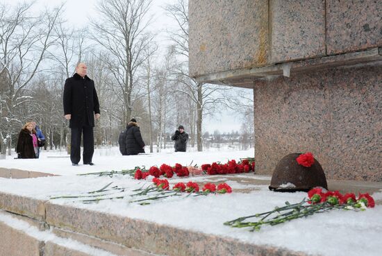 В.Путин на мероприятиях по случаю 70-летия освобождения Ленинграда от блокады