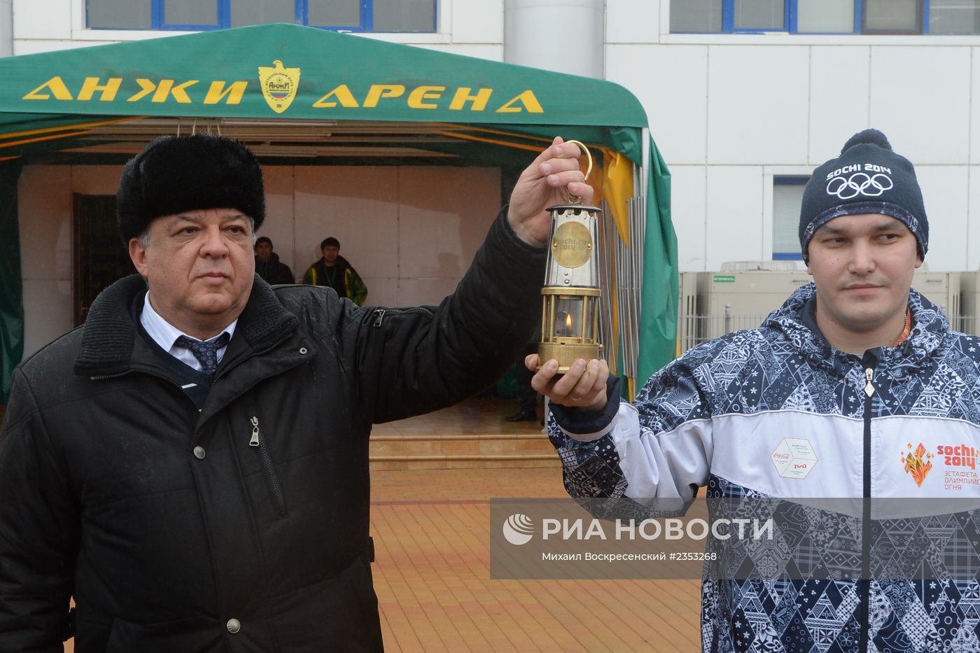Эстафета Олимпийского огня. Каспийск