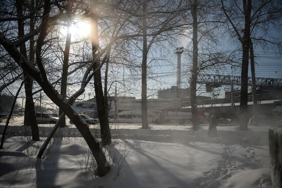 Морозы в России