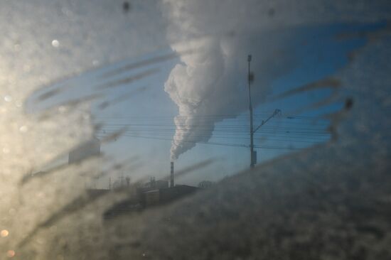 Морозы в России