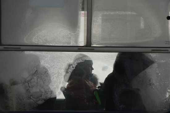 Морозы в России