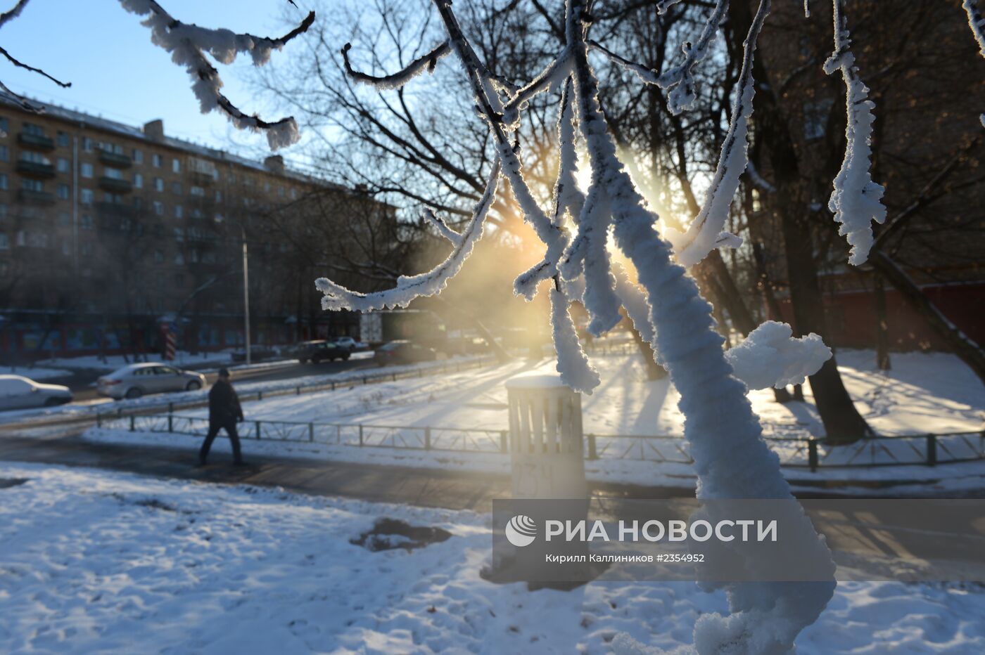 Морозы в России