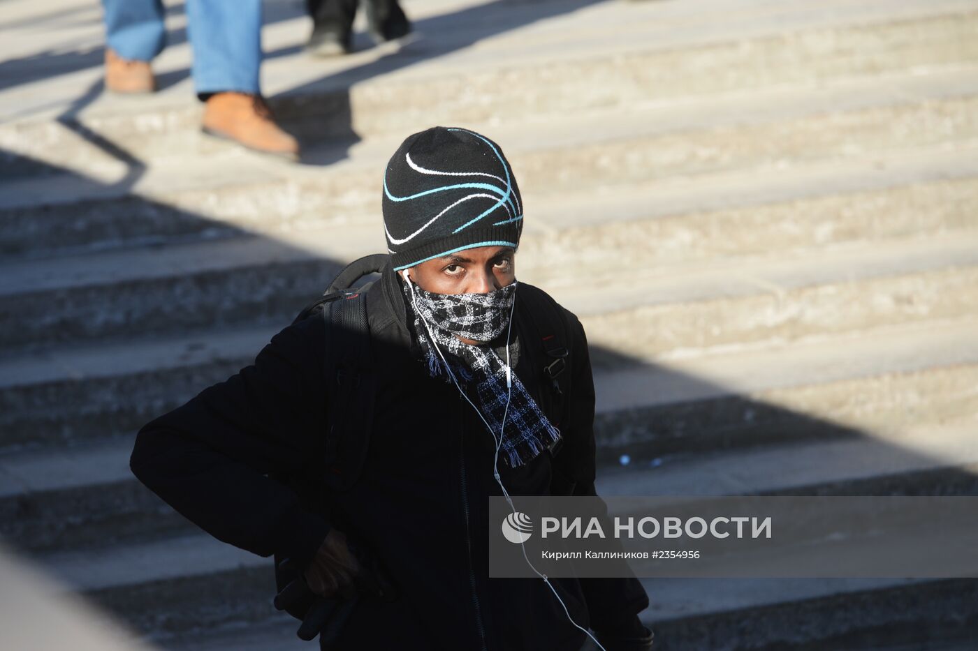 Морозы в России