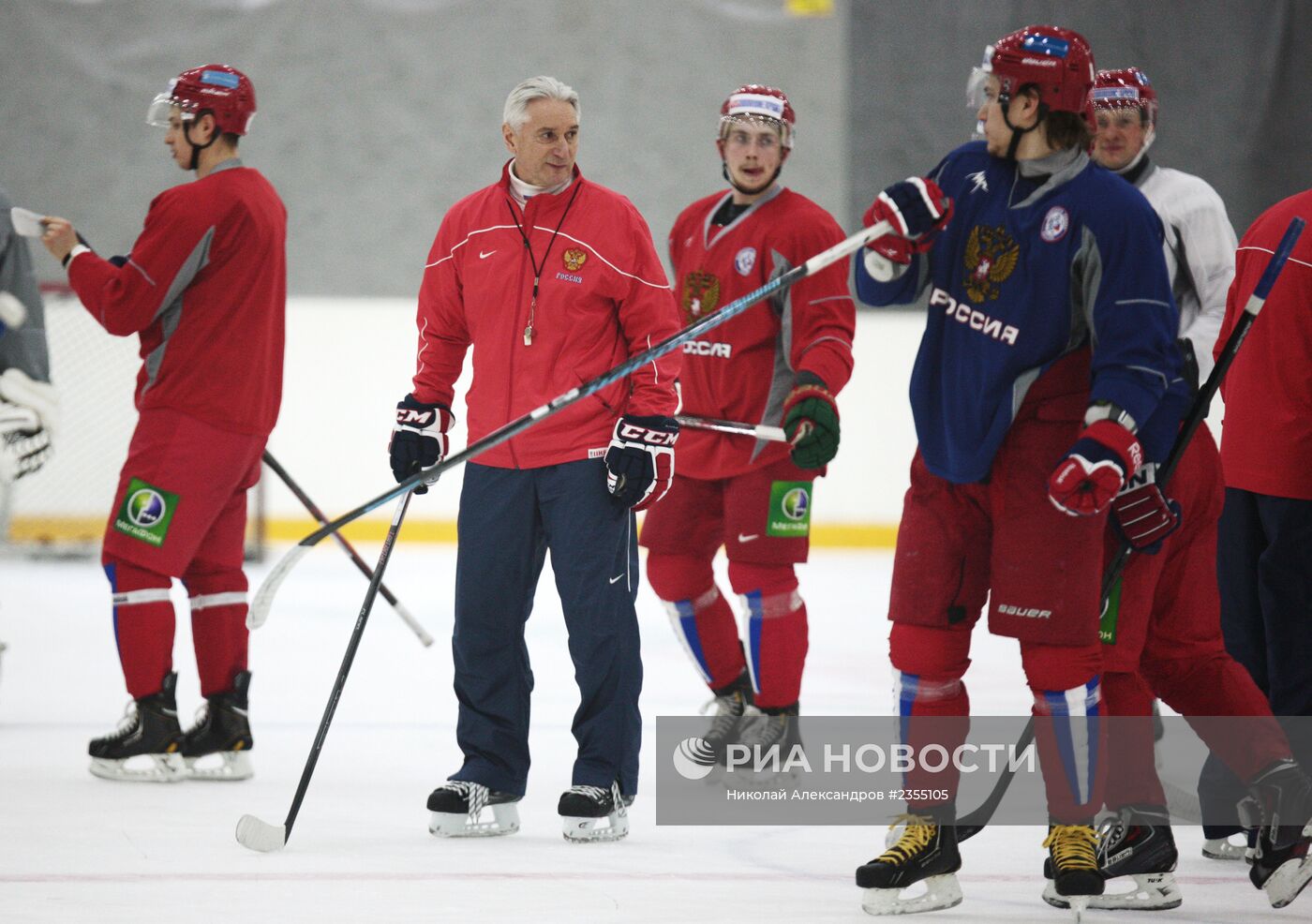 Хоккей. Тренировочный сбор олимпийской команды России