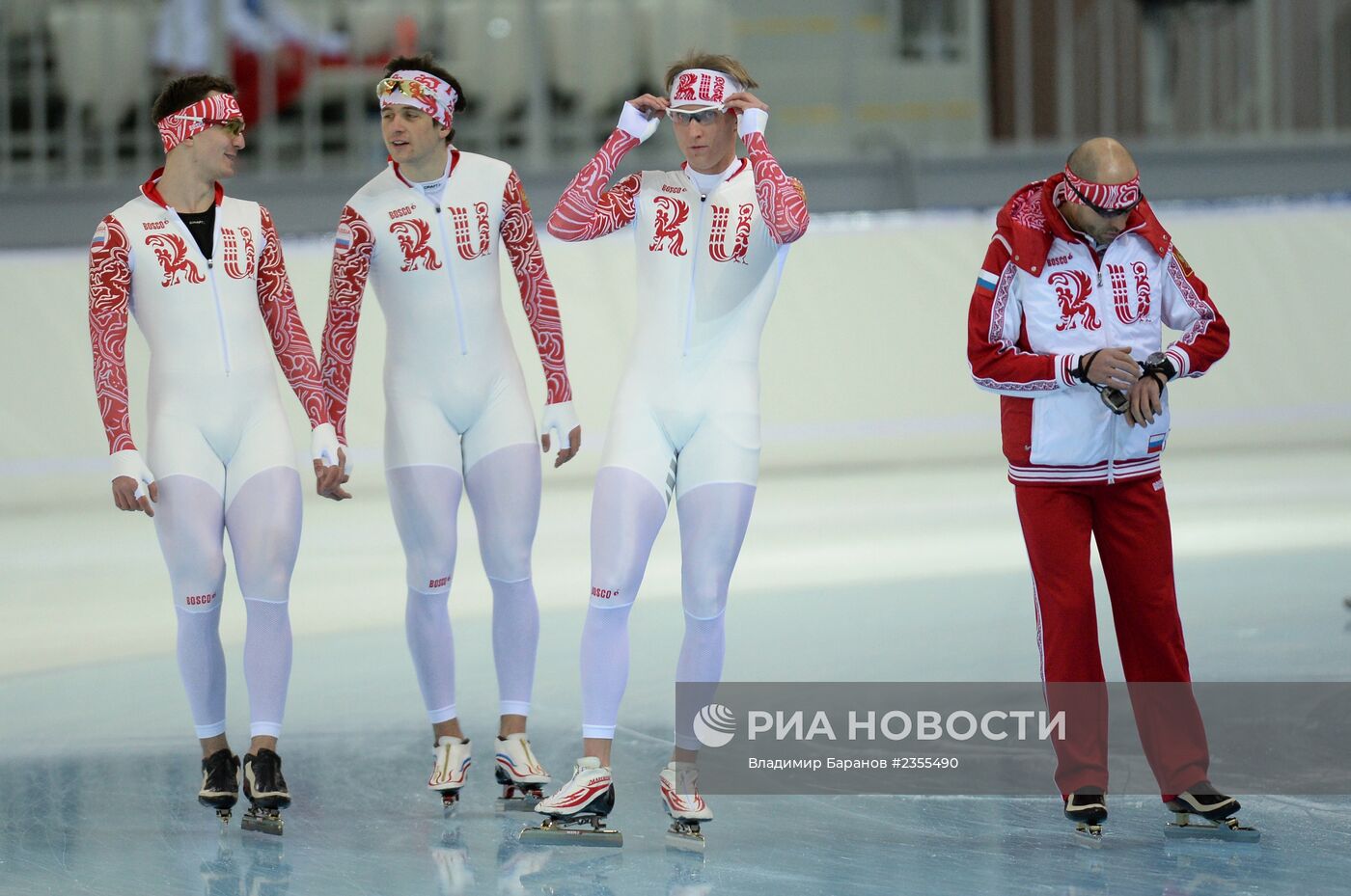 Олимпиада 2014. Конькобежный спорт. Тренировки