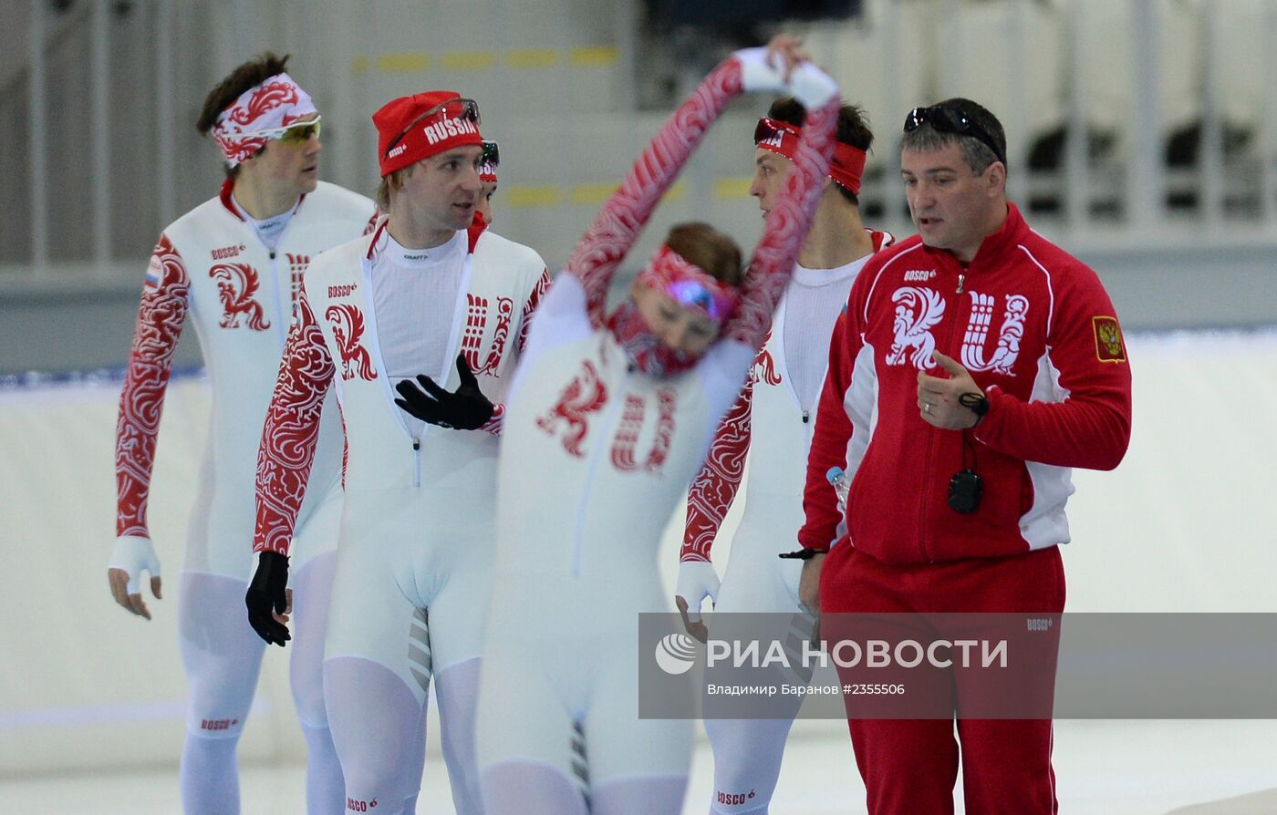 Олимпиада 2014. Конькобежный спорт. Тренировки