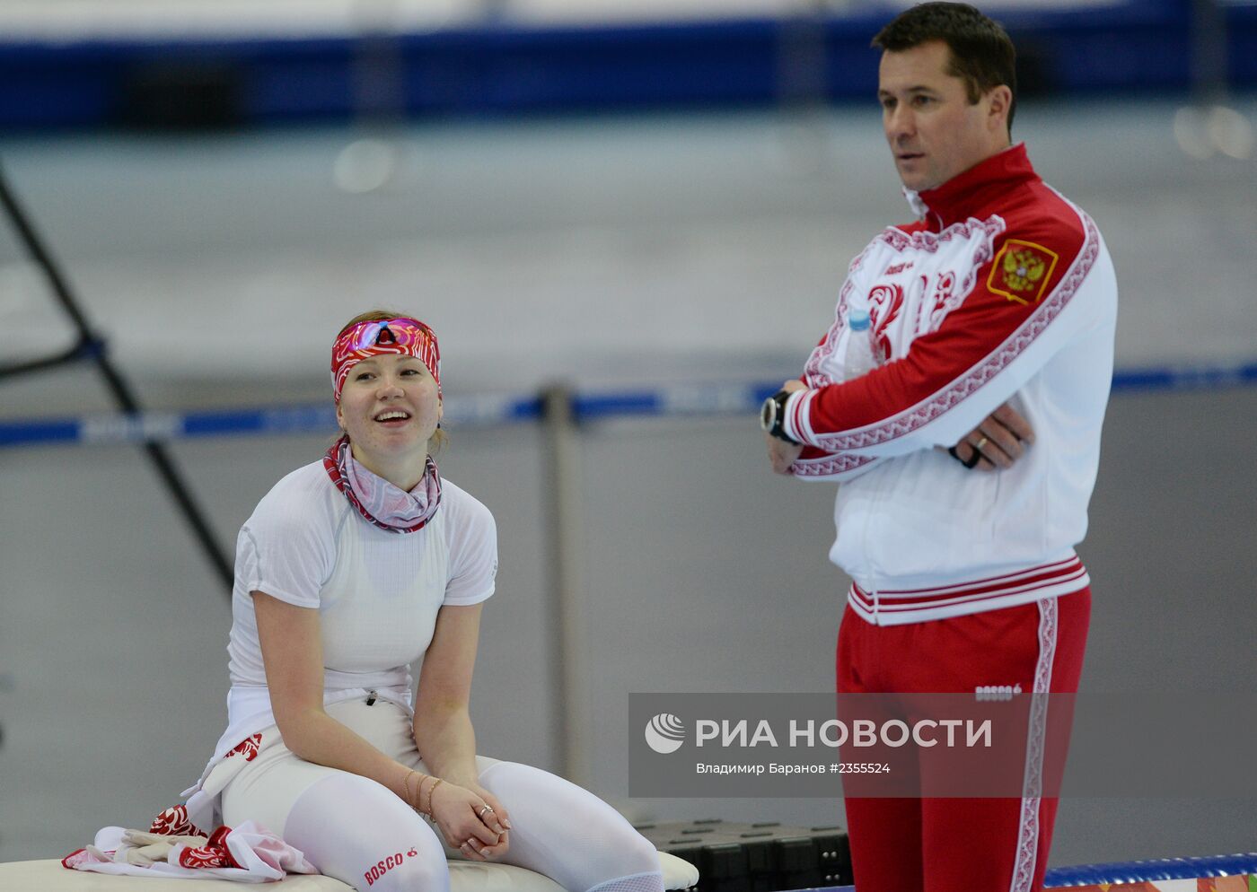 Олимпиада 2014. Конькобежный спорт. Тренировки