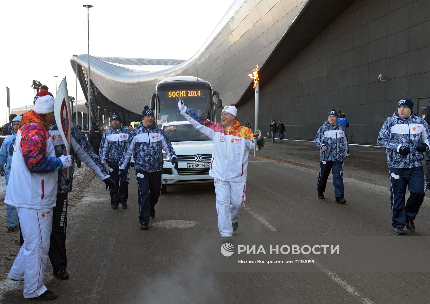 Эстафета Олимпийского огня. Краснодар