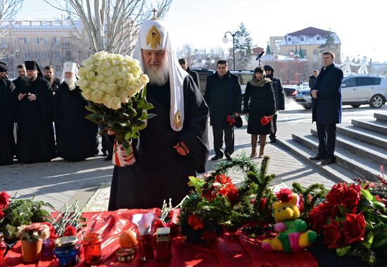 Рабочая поездка патриарха Московского и всея Руси Кирилла в Волгоград