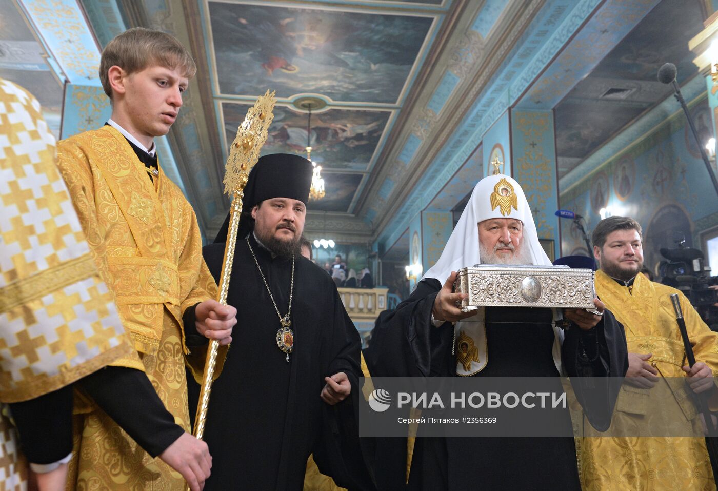 Рабочая поездка патриарха Московского и всея Руси Кирилла в Волгоград