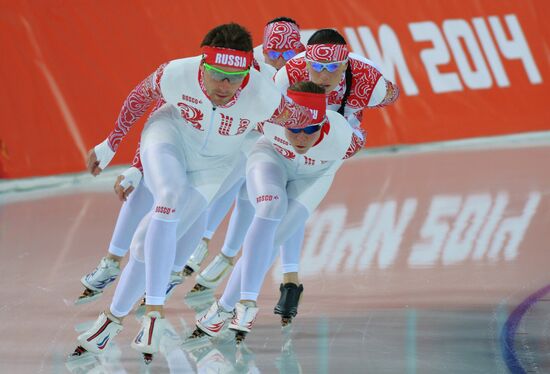 Олимпиада 2014. Конькобежный спорт. Тренировки