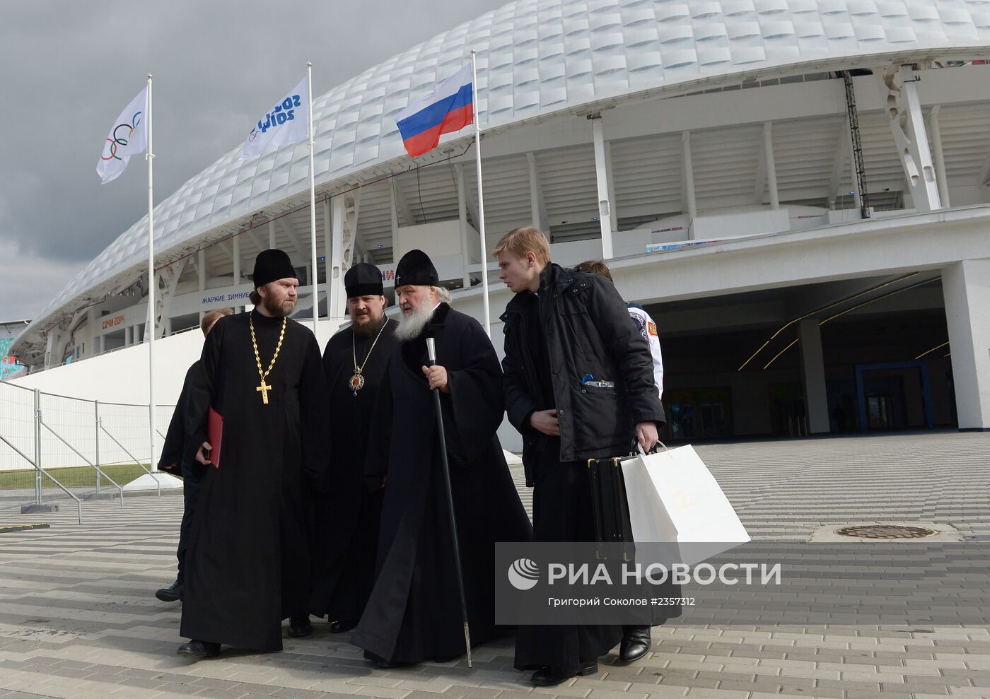 Патриарх Кирилл посетил объекты Олимпийского парка