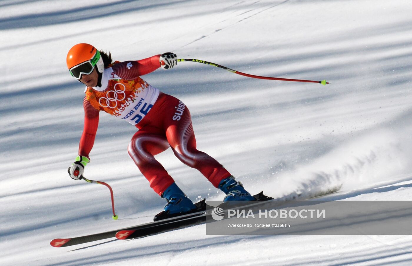 Олимпиада 2014. Горнолыжный спорт. Тренировки