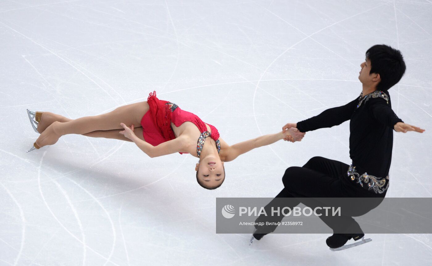 Олимпиада 2014. Фигурное катание. Команды. Пары. Короткая программа