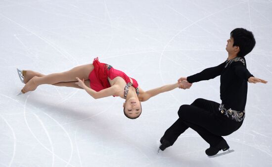 Олимпиада 2014. Фигурное катание. Команды. Пары. Короткая программа