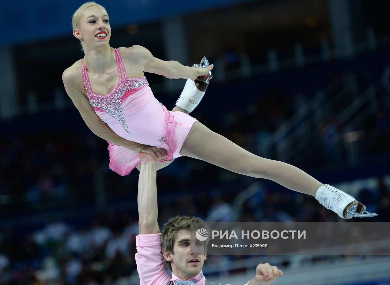 Олимпиада 2014. Фигурное катание. Команды. Пары. Короткая программа