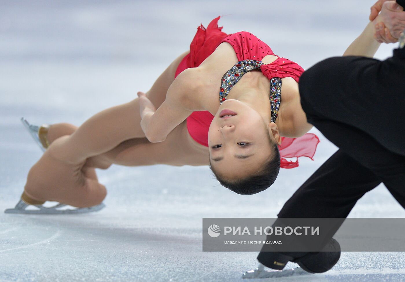 Олимпиада 2014. Фигурное катание. Команды. Пары. Короткая программа