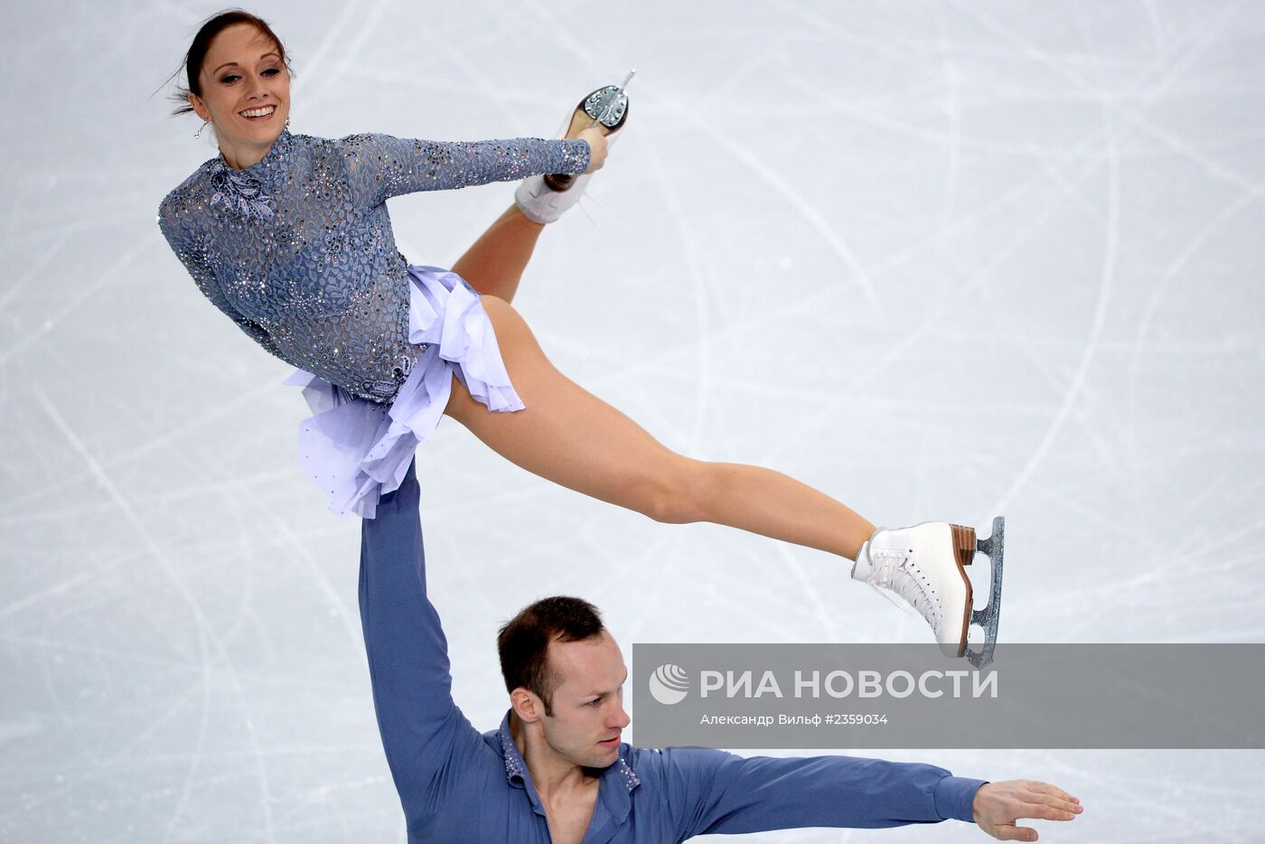 Олимпиада 2014. Фигурное катание. Команды. Пары. Короткая программа