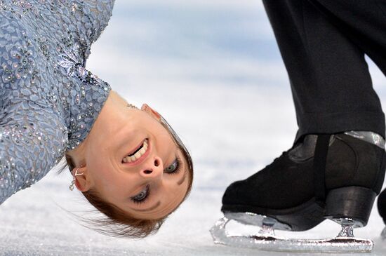 Олимпиада 2014. Фигурное катание. Команды. Пары. Короткая программа