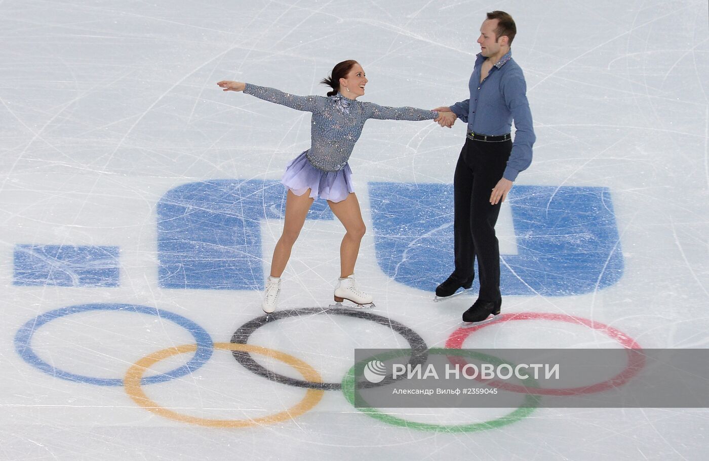 Олимпиада 2014. Фигурное катание. Команды. Пары. Короткая программа