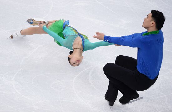 Олимпиада 2014. Фигурное катание. Команды. Пары. Короткая программа