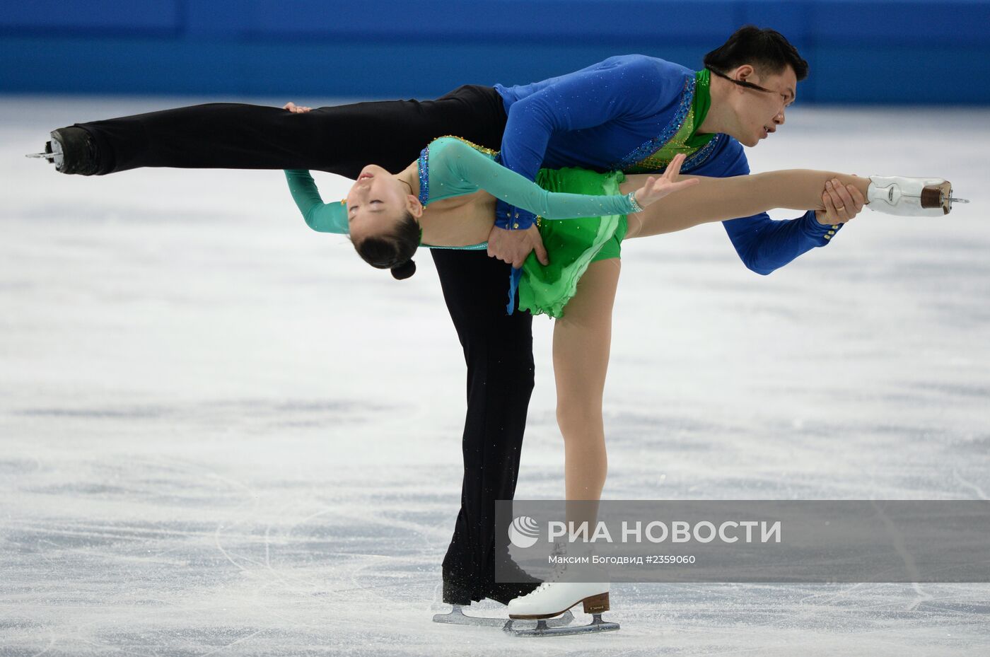 Олимпиада 2014. Фигурное катание. Команды. Пары. Короткая программа