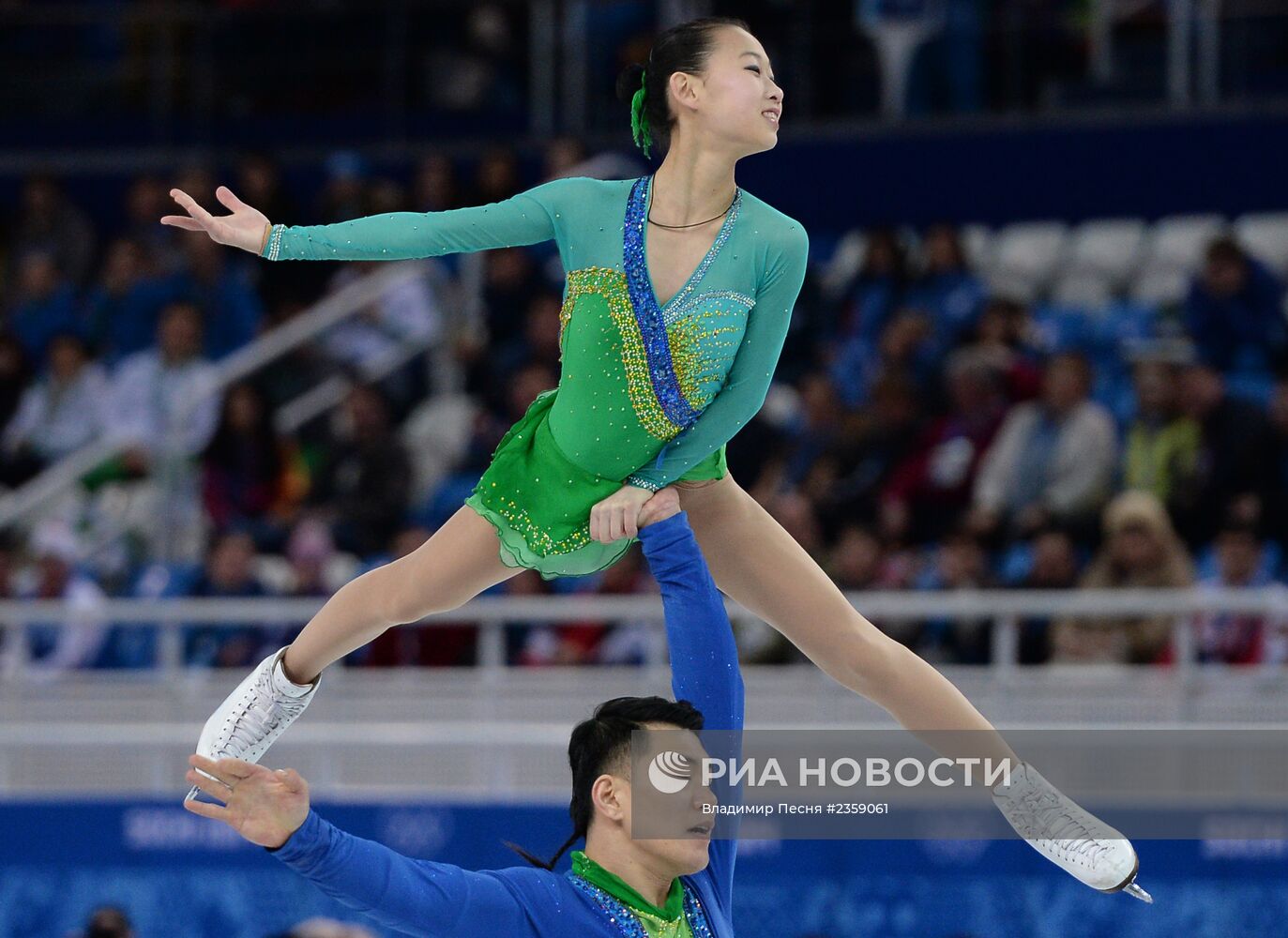 Олимпиада 2014. Фигурное катание. Команды. Пары. Короткая программа