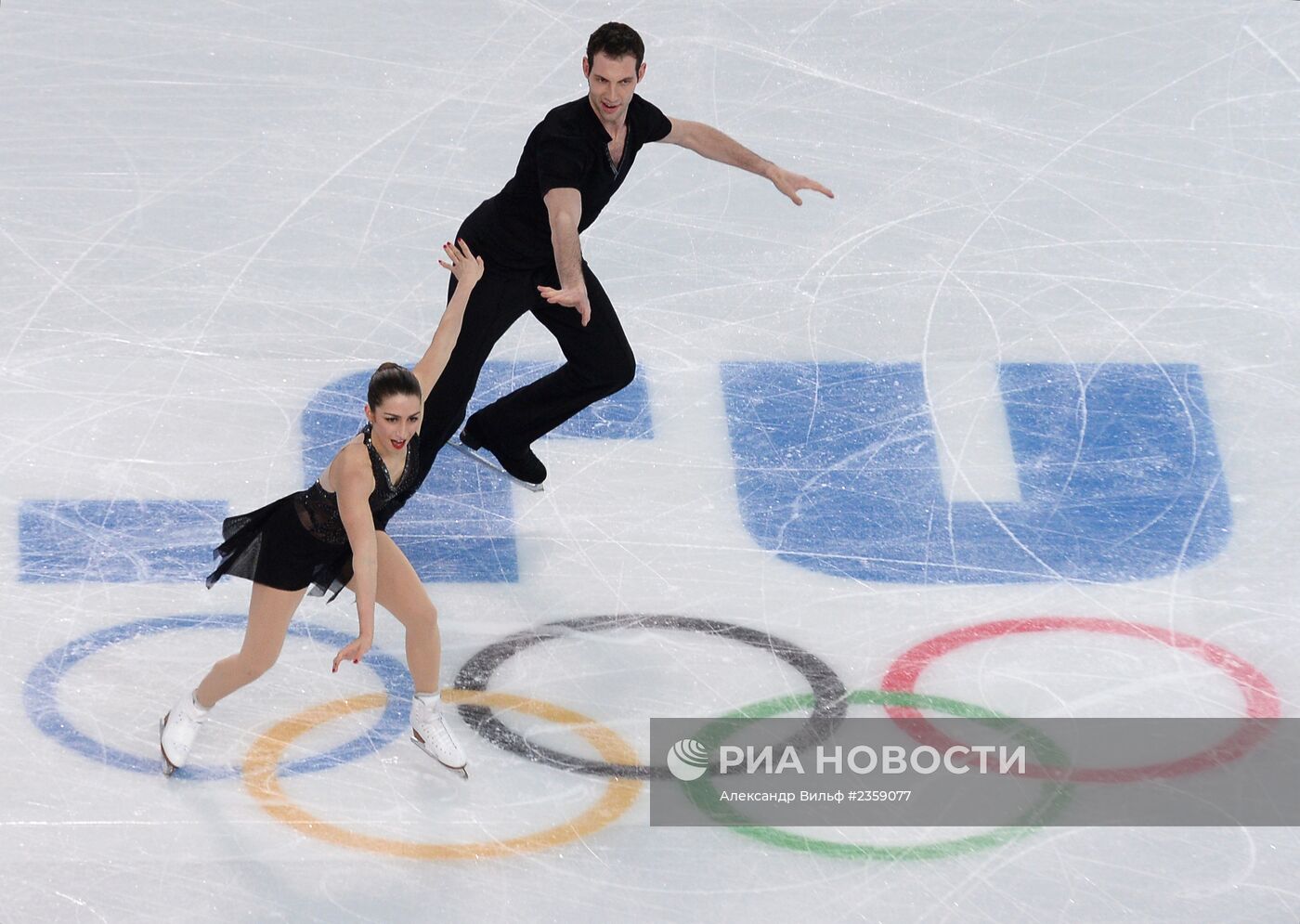 Олимпиада 2014. Фигурное катание. Команды. Пары. Короткая программа
