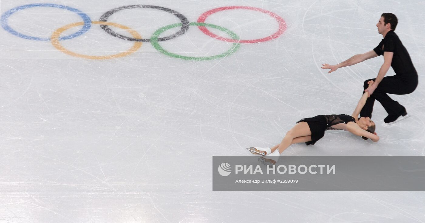 Олимпиада 2014. Фигурное катание. Команды. Пары. Короткая программа