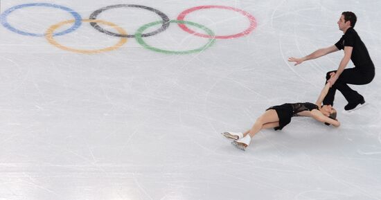 Олимпиада 2014. Фигурное катание. Команды. Пары. Короткая программа