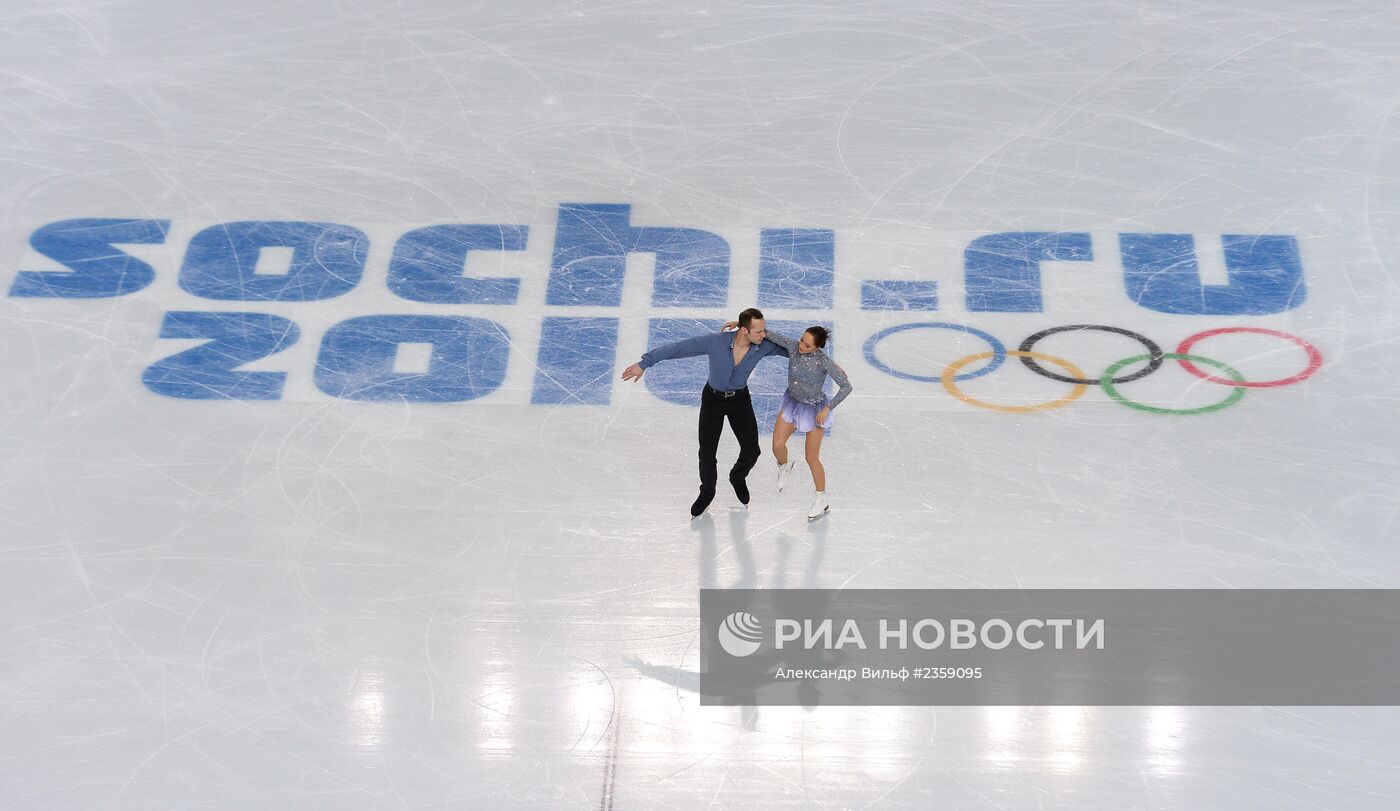 Олимпиада 2014. Фигурное катание. Команды. Пары. Короткая программа