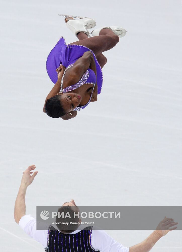 Олимпиада 2014. Фигурное катание. Команды. Пары. Короткая программа