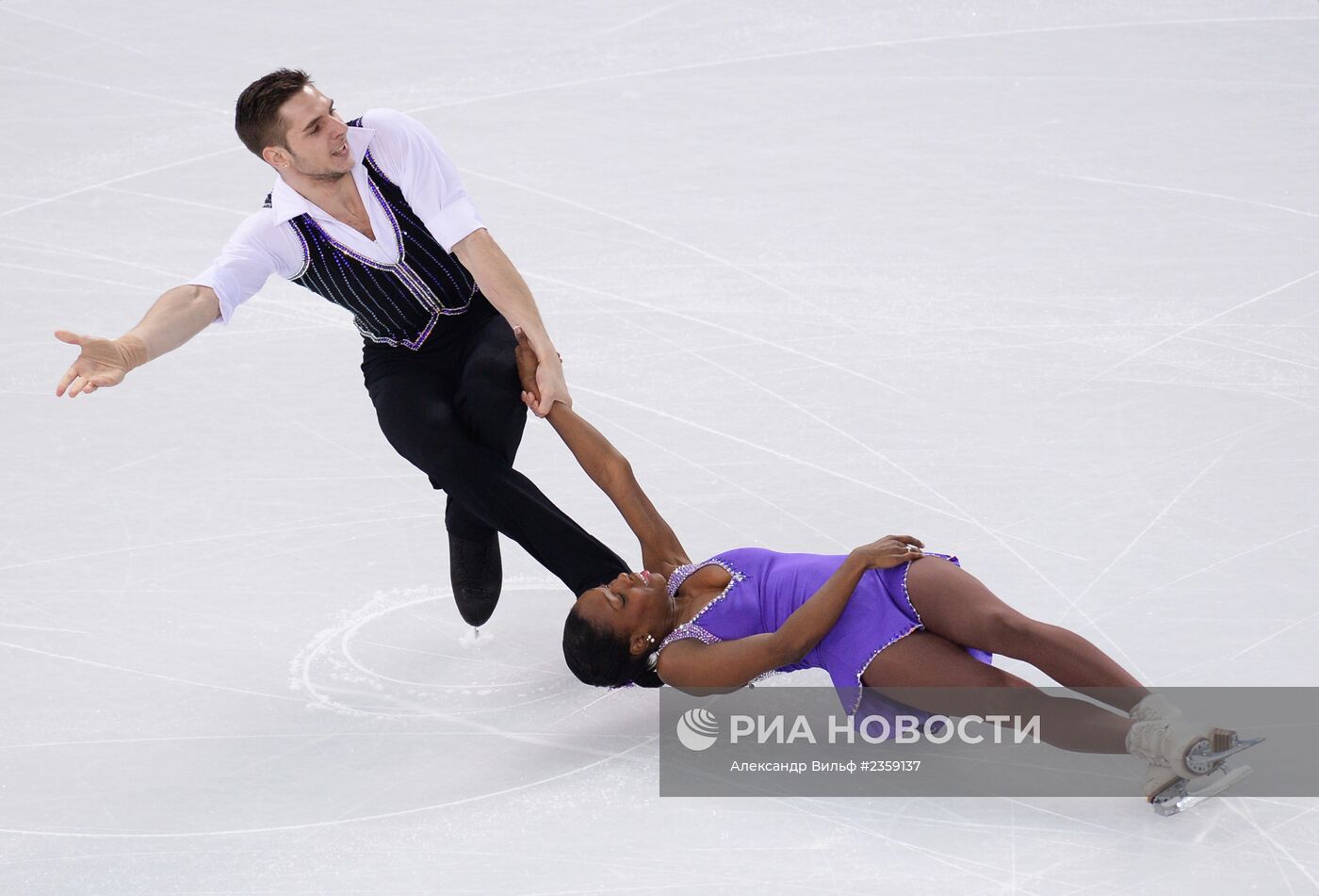 Олимпиада 2014. Фигурное катание. Команды. Пары. Короткая программа