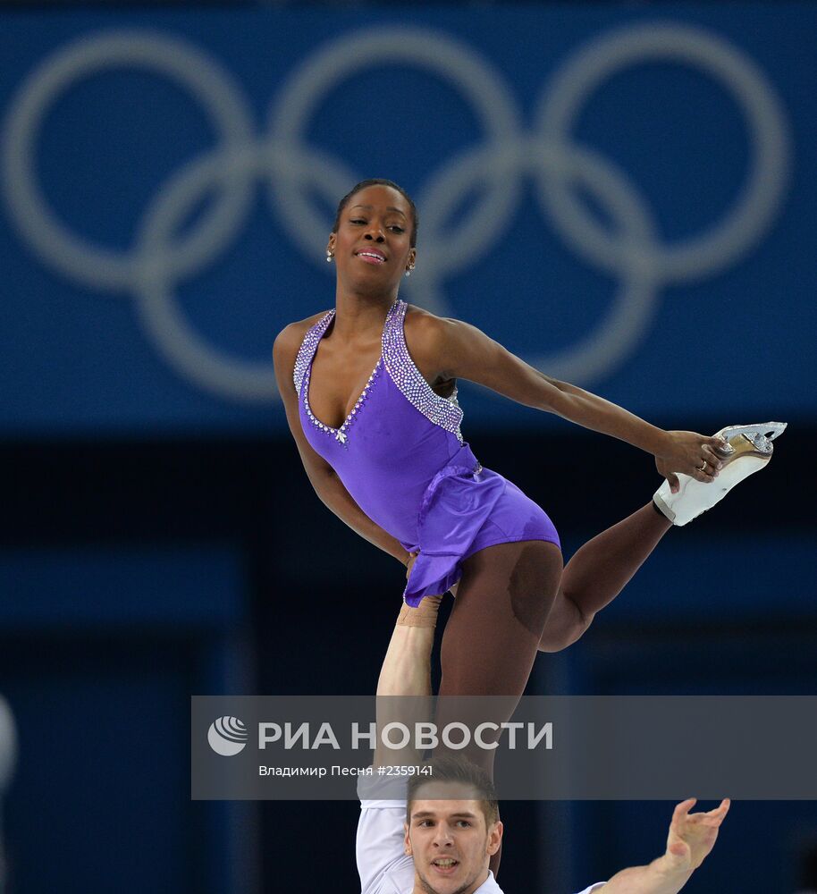 Олимпиада 2014. Фигурное катание. Команды. Пары. Короткая программа