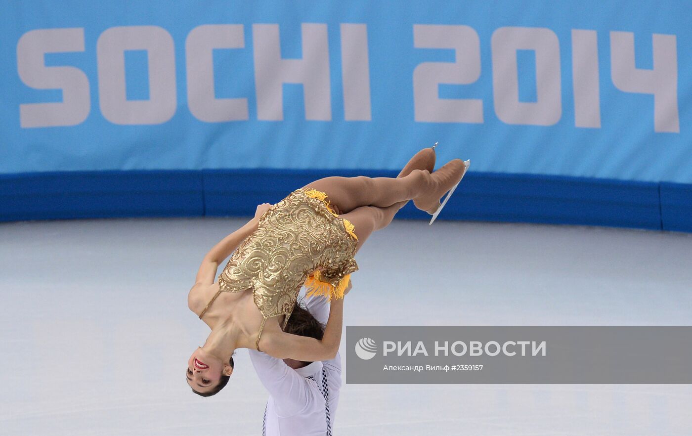 Олимпиада 2014. Фигурное катание. Команды. Пары. Короткая программа