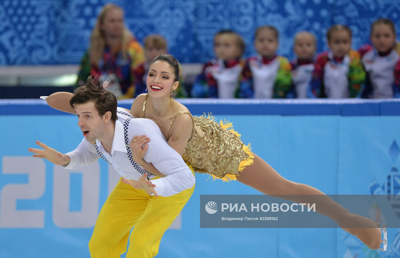 Олимпиада 2014. Фигурное катание. Команды. Пары. Короткая программа