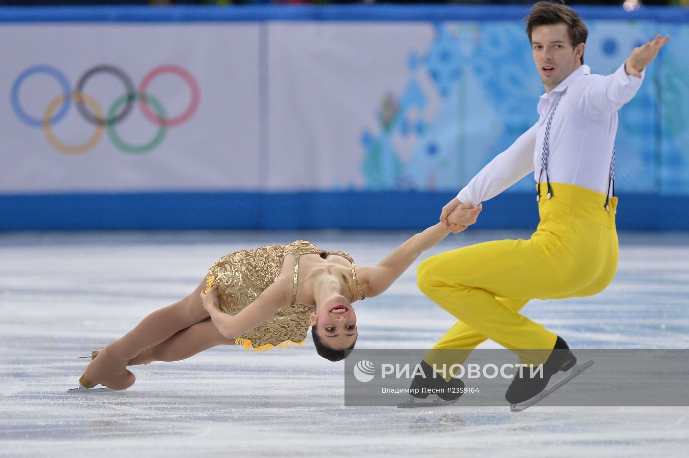 Олимпиада 2014. Фигурное катание. Команды. Пары. Короткая программа