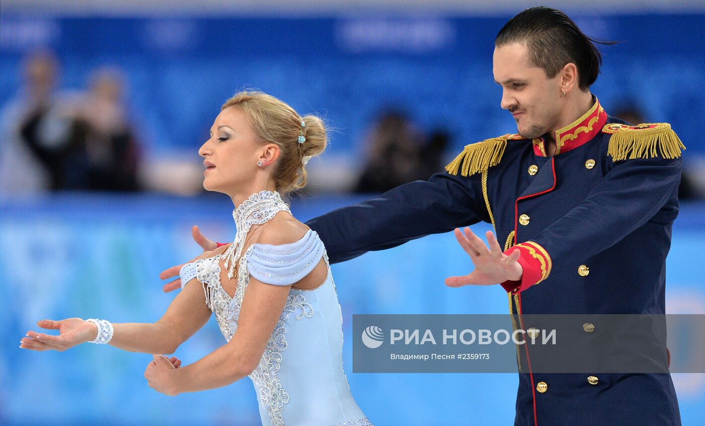 Олимпиада 2014. Фигурное катание. Команды. Пары. Короткая программа