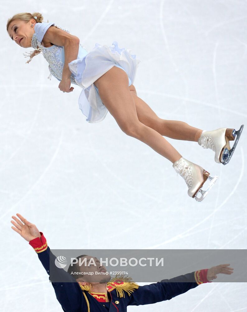 Олимпиада 2014. Фигурное катание. Команды. Пары. Короткая программа