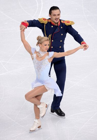 Олимпиада 2014. Фигурное катание. Команды. Пары. Короткая программа