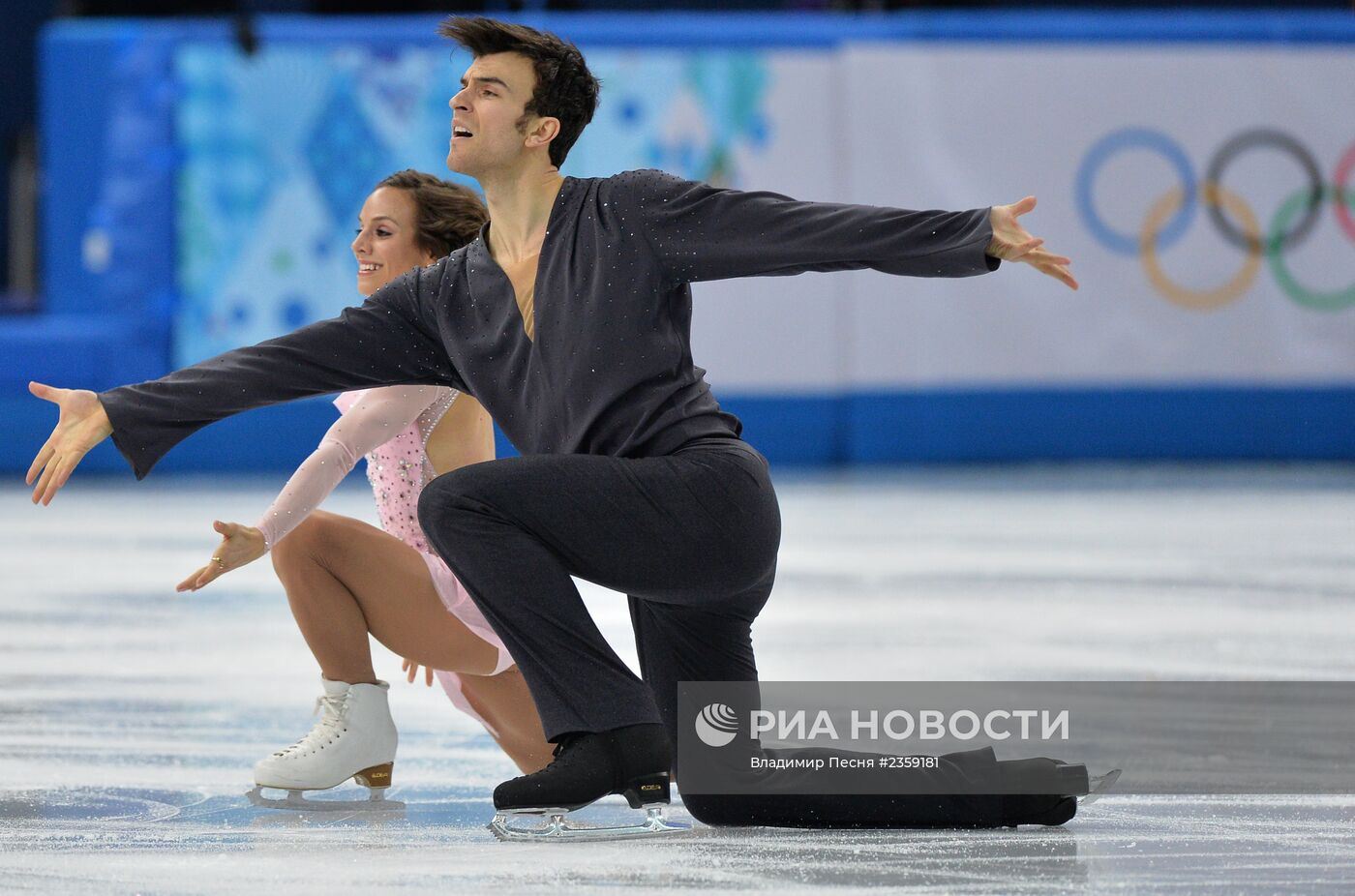Олимпиада 2014. Фигурное катание. Команды. Пары. Короткая программа