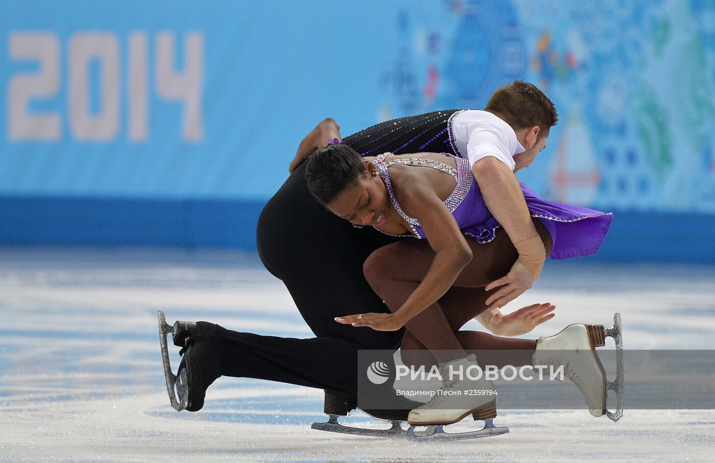 Олимпиада 2014. Фигурное катание. Команды. Пары. Короткая программа