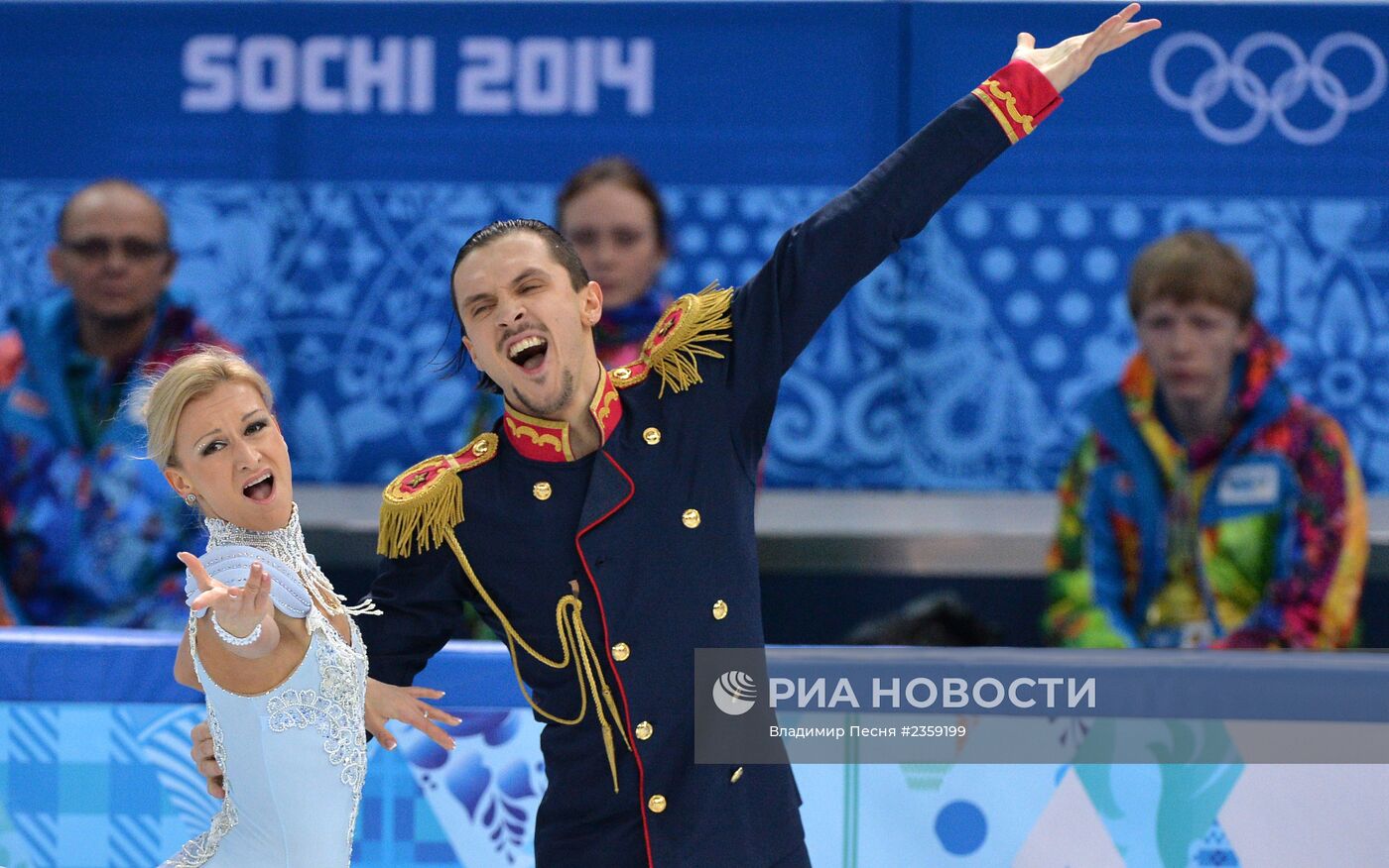 Олимпиада 2014. Фигурное катание. Команды. Пары. Короткая программа