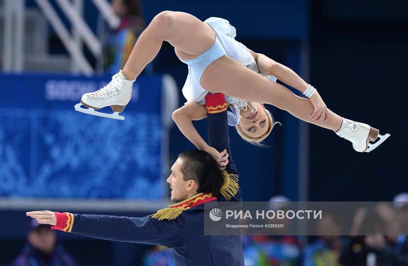 Олимпиада 2014. Фигурное катание. Команды. Пары. Короткая программа