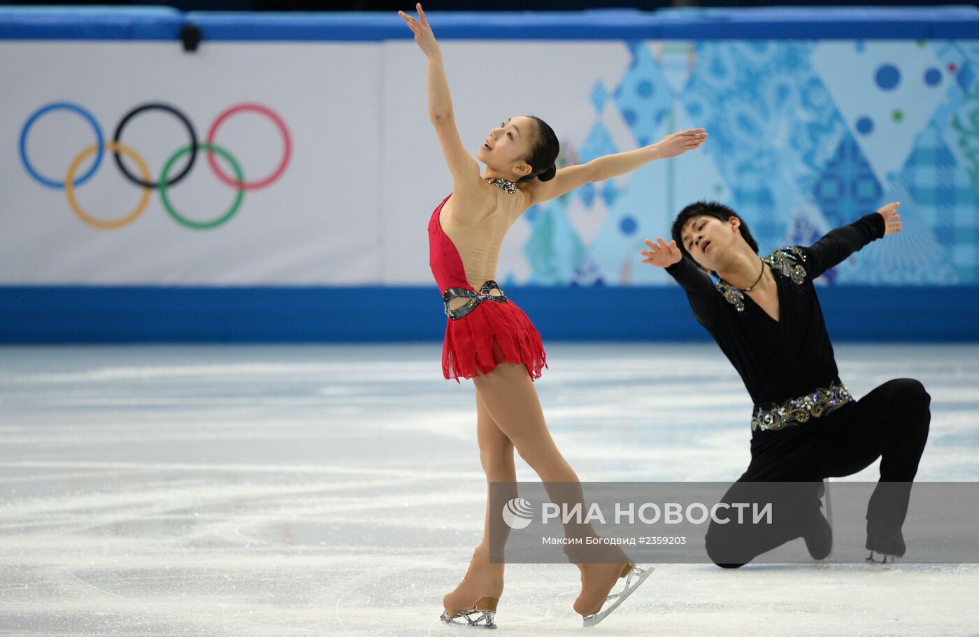 Олимпиада 2014. Фигурное катание. Команды. Пары. Короткая программа