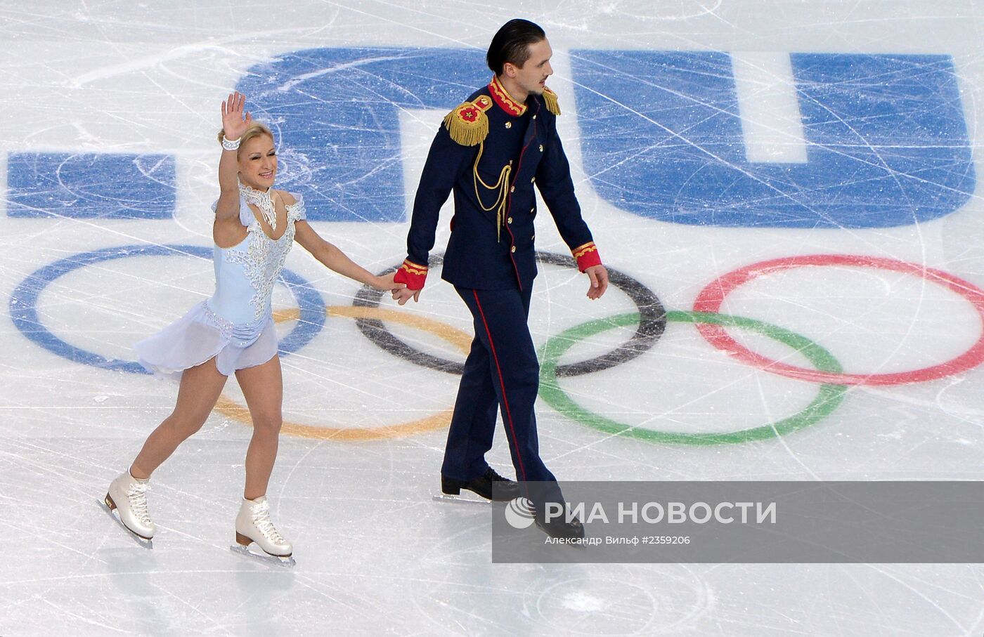 Олимпиада 2014. Фигурное катание. Команды. Пары. Короткая программа