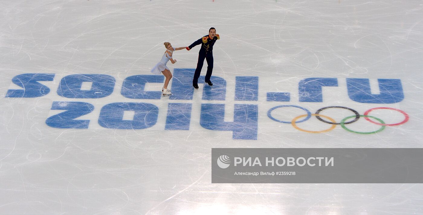 Олимпиада 2014. Фигурное катание. Команды. Пары. Короткая программа