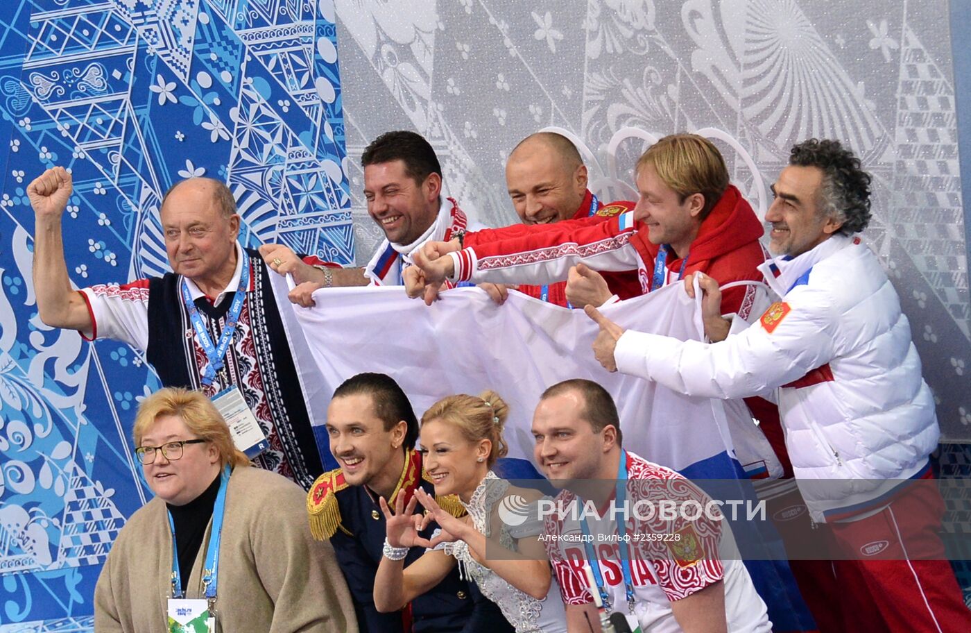 Олимпиада 2014. Фигурное катание. Команды. Пары. Короткая программа